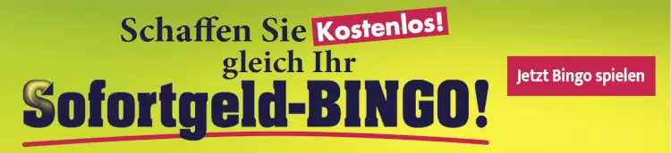 Sofortgeldbingo-Teilnahme